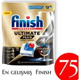 Finish Quantum Ultimate Plus 75 Kapsül Bulaşık Makinesi Deterjanı Tableti (1 x 75 Kapsül)