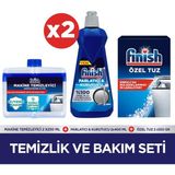 Finish Temizlik ve Bakım Seti (Parlatıcı 400 ml + Makine Temizleyici Sıvı 250 ml + Tuz 550 g) x 2 - 2 Adet Temizlik ve Bakım Seti