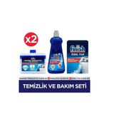 Finish Temizlik Ve Bakım Seti (Parlatıcı 400 Ml + Makine Temizleyici Sıvı 250 Ml + Tuz 550 G) X 2