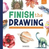 Finish the Drawing: A Creative Drawing Book for Adults with 64 Incomplete Watercolor Illustrations: Relaxing Art Prompts to Spark Imagination, Beat Creative Block, and Inspire You to Draw Freely