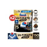 Finish Ultimate Plus Hepsi Bir Arada Bulaşık Makinesi Deterjanı Kapsül Tablet 150 Adet (75 x 2'li)
