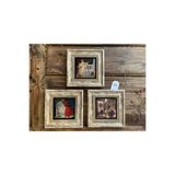 FİNS STONE DECOR Çerçeveli Taş Duvar Dekoru-3 Lü Set 20x20cm Osman Hamdi Tabloları Hediyelik F3CDD-40-004