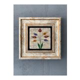 FİNS STONE DECOR Çerçeveli Taş Duvar Dekoru Tablo 20 x 20 cm Ebru Hediyelik FCDD1-40-499