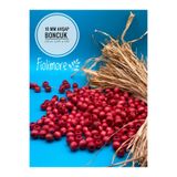 Fiolimore 10 mm Kırmızı Ahşap Boncuk (50 Gr 135 Adet)Geniş Delik Çapı 4 mm Makrome Çanta Bileklik Takı Renkli