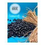 Fiolimore 10 mm Siyah Ahşap Boncuk(50 Gr 135 Adet)Geniş Delik Çapı4mm Makrome Çanta Bileklik Takı Tahta Renkli