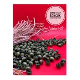 Fiolimore 12 mm Haki Yeşil Ahşap Boncuk (50 Gr 87 Adet)Delik Çapı 5mm Makrome Çanta Bileklik Takı Tahta Renkli