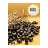 Fiolimore 12x14 mm Kahverengi Oval Ahşap Boncuk (50 Gram 60 adet ) Makrome Çanta Tasarım Tahta Delik Çapı 5 mm