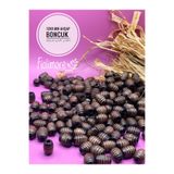 Fiolimore 12x8 Mm Kahverengi Oval Makarna Ahşap Boncuk Burgulu Kovan(50GRAM 114ADET)delik Çapı3mm Makrome Takı