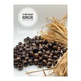 Fiolimore 14 mm Kahverengi Ahşap Boncuk(50 Gr 47 Adet)Geniş Delik Çapı 6 mm Makrome Çanta Bileklik Takı Renkli