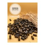 Fiolimore 15x8 mm(25 Gr 63 Adet)İthal Kahverengi Kesme Boru Ahşap Boncuk Delik Çapı 2mm Çanta Takı Bileklik