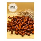 Fiolimore 15x8 mm(25 Gr 63 Adet)Kiremit Rengi Kesme Boru Ahşap Boncuk Delik Çapı 2mm Çanta Takı Bileklik