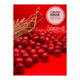 Fiolimore 20 mm Kırmızı Ahşap Boncuk (50 Gram 20 Adet) Dar Delik Çapı 4 mm Makrome Çanta Bileklik Takı Renkli