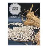 Fiolimore 6 mm Ham Ahşap Boncuk (25 Gram 190 Adet)Delik Çapı 2mm Makrome Takı Bileklik Tahta Yuvarlak Boncuk