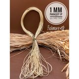 FioliMore Paraşüt Ipi Bej 734 Renk 1.kalite 10 Metre Takı Bileklik Anahtarlık Kolye Ipi
