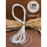 FioliMore Paraşüt Ipi Ekru 084 Renk 1.kalite 10 Metre Takı Bileklik Anahtarlık Kolye Ipi