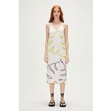 Fiona Dress Marshmallow Beyaz Kadın Elbise T-Shirt