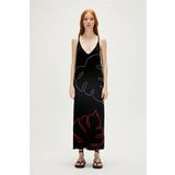 Fiona Dress Siyah Kadın Elbise T-Shirt