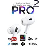 Fioplus Bluetooth Kulaklık Air Pro 2 Anc-Enc Özellikli Ios Android Uyumlu Kablosuz - Beyaz