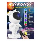 FİOPLUS MCS-001 Astronot Bluetooth Hoparlör Galaxy Bulutsusu Ay Tavan Gökyüzü Projektör Zamanlayıcı Gece Lambası