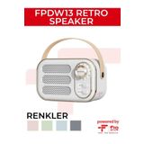 FİOPLUS Retro Mini Radyo Taşınabilir Fm Alıcısı Tws Stereo Bluetooth Hoparlör Kablosuz Klasik Müzik Çalar