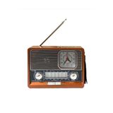 FİOPLUS SAATLİ EL FENERLİ NOSTALJİK RADYO