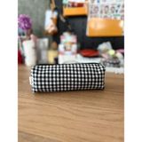 Fiorbag Kalem Kutusu Yıkanabilir Kalem Kutusu Tek Bölmeli Fermuarlı Kalemlik Astarlı Okul Kalem Kutusu Desenli Astarlı Tek Gözlü Kalemlik -El Yapımı - Açık Gri - Koyu Gri - Siyah