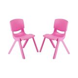 Fiore 2'li Set Büyük Şirin Çocuk Sandalyesi Pembe