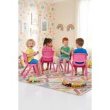 Fiore 4'lü Set Büyük Şirin Çocuk Sandalyesi Pembe - Çok Renkli