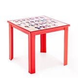 Fiore 50X50 H:40 Çocuk Masası KIRMIZI-ALFABE