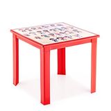 Fiore 50X50 H:40 Çocuk Masası KIRMIZI-ALFABE