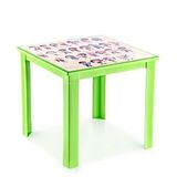 Fiore 50X50 H:40 Çocuk Masası YEŞİL-ALFABE