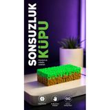 FİORE HEDİYELİK Minecraft Çimen Bloğu Sonsuzluk Küpü (Katla-Aç) Stres Oyuncağı