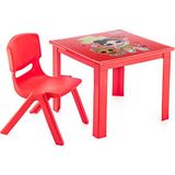 Fiore LoL Çocuk Masa Sandalye Takımı Kırmızı H40 1-3 Yaş İçin