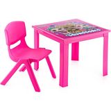 Fiore LoL Çocuk Masa Sandalye Takımı Pembe H40 1-3 Yaş İçin