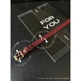 Fiori Ekare Tokalı Ince Kadın Kemeri Bel Kemeri,elbise Kemeri,etek Kemeri,pantolon Kemri - Tek Ebat - Bordo