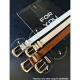 Fiori Köprü Toka Uç Takım Kadın Pantolon Kemeri, Ceket Kemeri, Elbise Kemeri, Gömlek Kemeri - Tek Ebat - Karışık