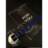 Fiori Oval Tokalı Kadın Pantolon Kemeri, Ceket Kemeri, Elbise Kemeri, Gömlek Kemeri - Tek Ebat - 00 Lacivert