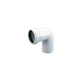 FIRAT 50 mm Lik Pvc Pimaş 90* Derece Dirsek Kapalı
