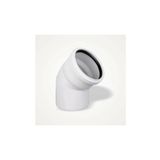Fırat 50X45 Pvc Dirsek 50'lik 45 Derece Pimaş Atık Su Borusu Dönüş Parçası