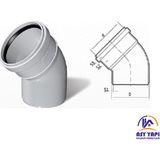 Fırat Asy Yapı Fıratboru Atıksu Pvc 70'lik Açık Dirsek - 1 ADET - Beyaz