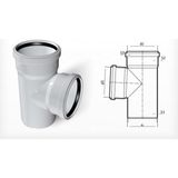 Fırat Boru Pvc 100X70 Te Çatal