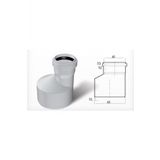 Fırat Dublex Pvc Atık Su Borusu Pimaş Redüksiyon 125 x 70 Mm.