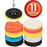 Fırat Hırdavat 1 Parça Pasta Cila Polisaj Süngeri Seti Matkap Uyumlu (100MM Çap)