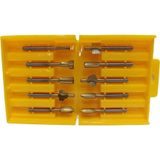 FIRAT HIRDAVAT 10 Parça Freze Uç Ahşap Oyma Hss Gravür Matkap Uç 3,2 Mm