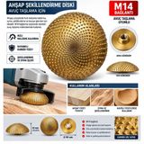 Fırat Hırdavat AHŞAP VE PLASTİK RASPALAMA TÖRPÜSÜ M14-50MM ÇAP