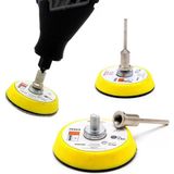 Fırat Hırdavat Pimli Mini Cırt Zımpara Taban Seti 50 mm Kum 80-150-320-400-800 Ahşap ve Metal Uyumlu