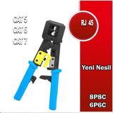 Fırat Hırdavat Yeni Nesil Rj45 Ethernet Konektörü Sıkma Kesme Pensesi