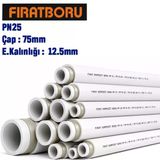 Fırat Pn25 Kompozit Pprc Boru 75Mm 4Mt, Cam Elyaf Takviyeli, 7B00023075