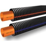 Fırat Pvc Boru Turuncu Kılıflı Boru 16*1.8 Pe-Rt (Mavi) (Oksijen Bariyersiz) (1 Bağ 100 Metre)