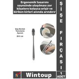 #Fırça Esnek Saplı Ergonomik Mutfak Detaylı Temizlik Hijyenik Şişe Bardak Temizleme Fırçası